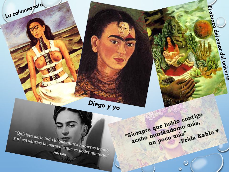 La columna rota El abrazo del amor del universo Diego y yo