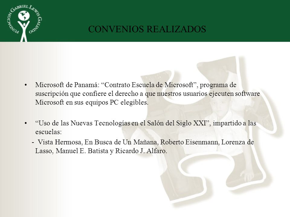 CONVENIOS REALIZADOS