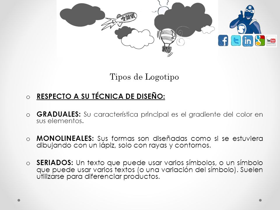 Tipos de Logotipo RESPECTO A SU TÉCNICA DE DISEÑO: