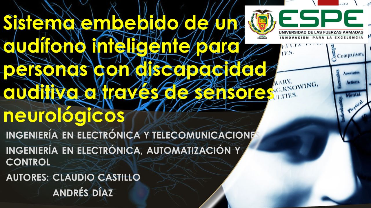 Sistema embebido de un audífono inteligente para personas con discapacidad auditiva a través de sensores neurológicos