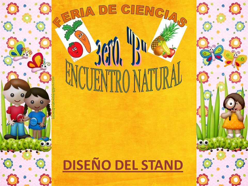 3ero. B FERIA DE CIENCIAS ENCUENTRO NATURAL DISEÑO DEL STAND