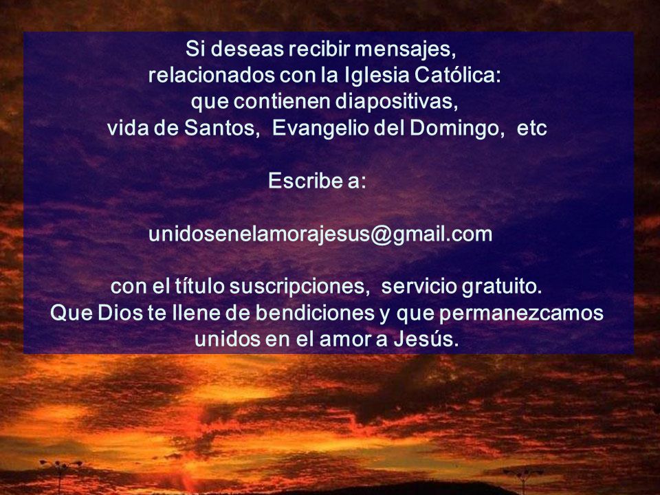 Si deseas recibir mensajes, relacionados con la Iglesia Católica:
