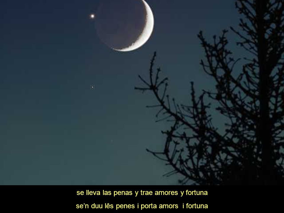 se lleva las penas y trae amores y fortuna