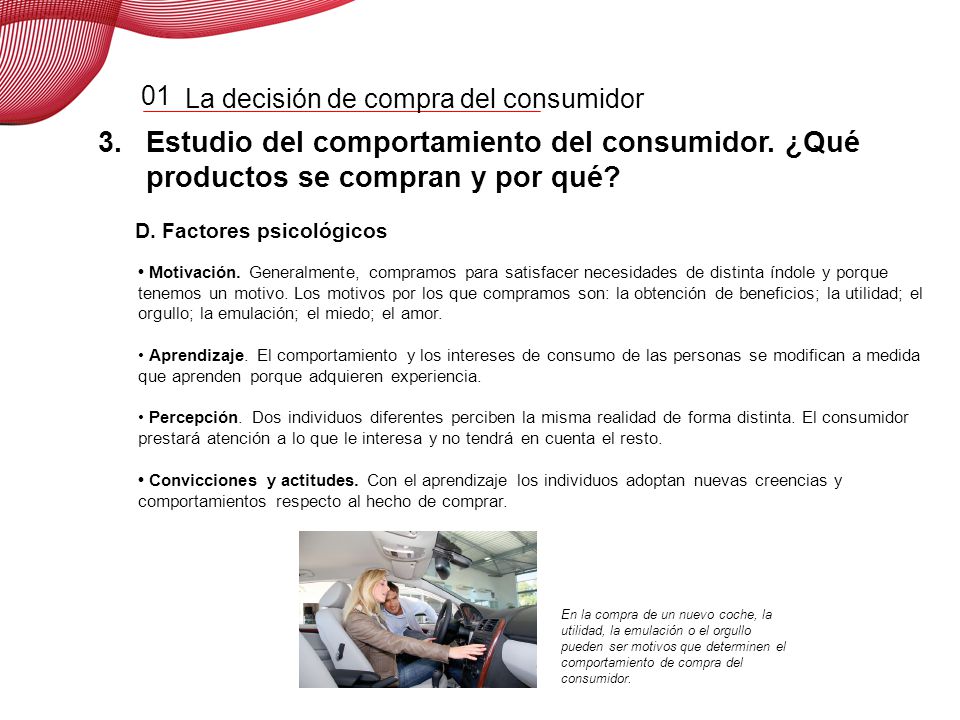 Las necesidades del consumidor. ¿Por qué se compra