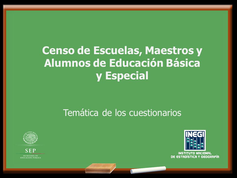 Censo de Escuelas, Maestros y Alumnos de Educación Básica y Especial