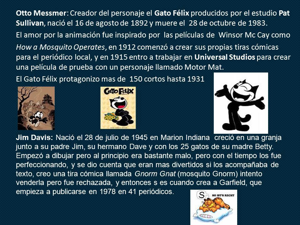 El Gato Félix protagonizo mas de 150 cortos hasta 1931