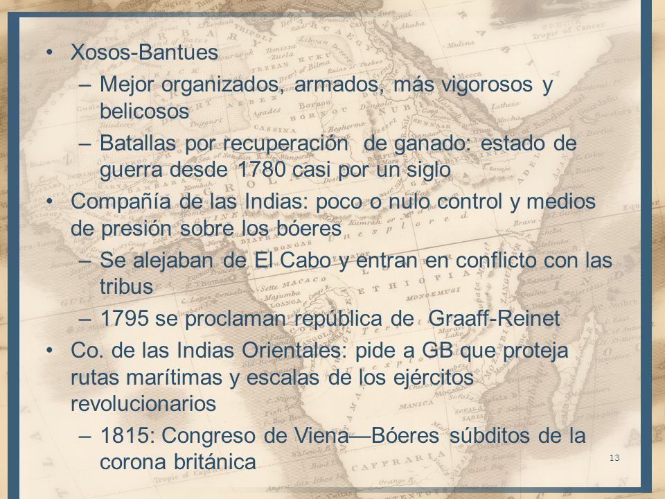 Xosos-Bantues Mejor organizados, armados, más vigorosos y belicosos.
