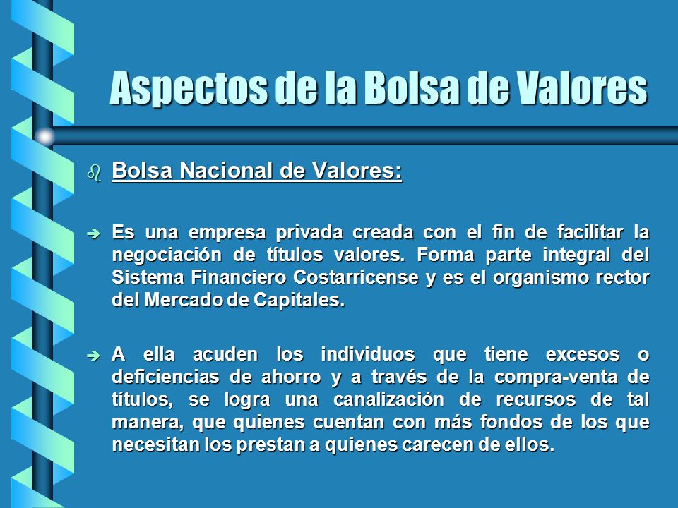 EL MERCADO BURSATIL Presentación N.5 - ppt descargar