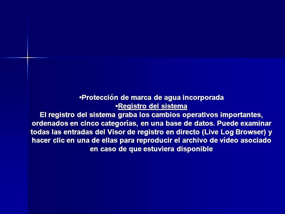 •Protección de marca de agua incorporada