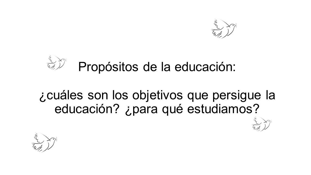 Propósitos de la educación: ¿cuáles son los objetivos que persigue la educación.