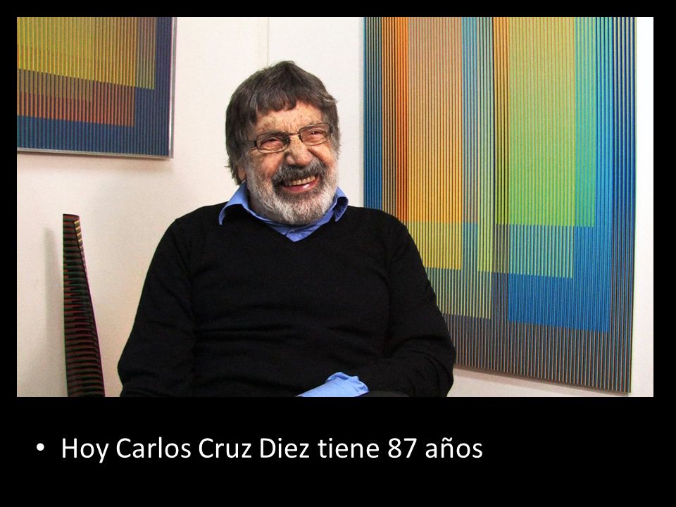 Hoy Carlos Cruz Diez tiene 87 años