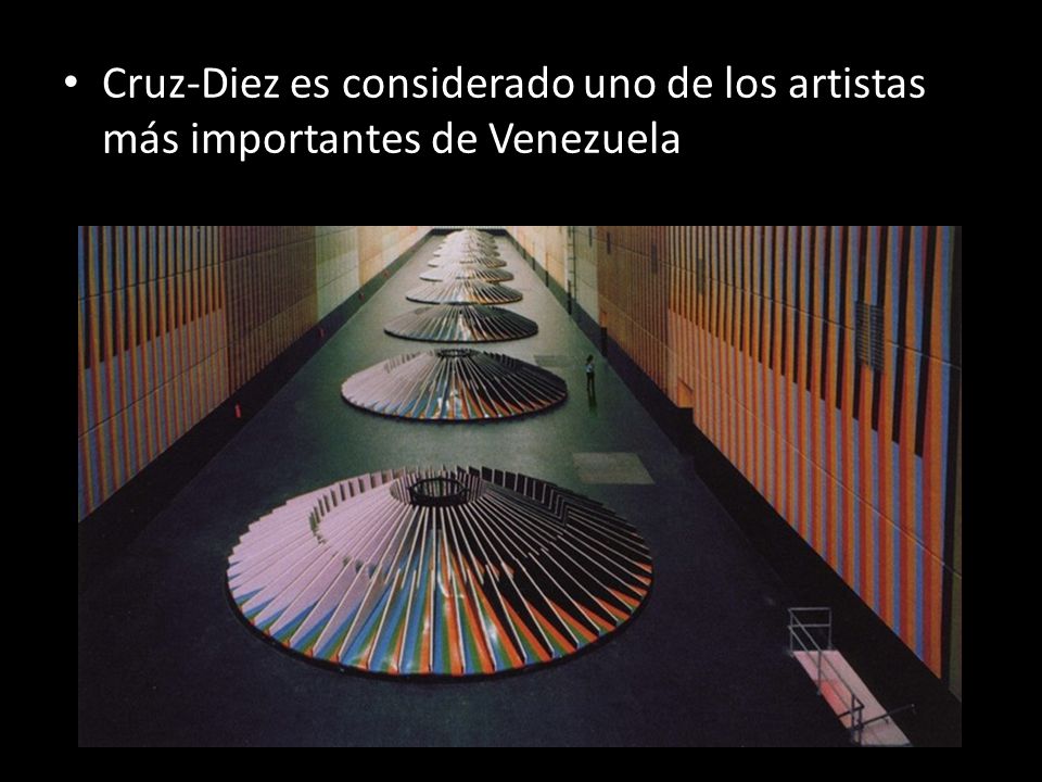 Cruz-Diez es considerado uno de los artistas más importantes de Venezuela