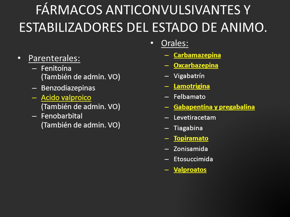 ESTABILIZADORES DEL ESTADO DE ANIMO. - ppt descargar