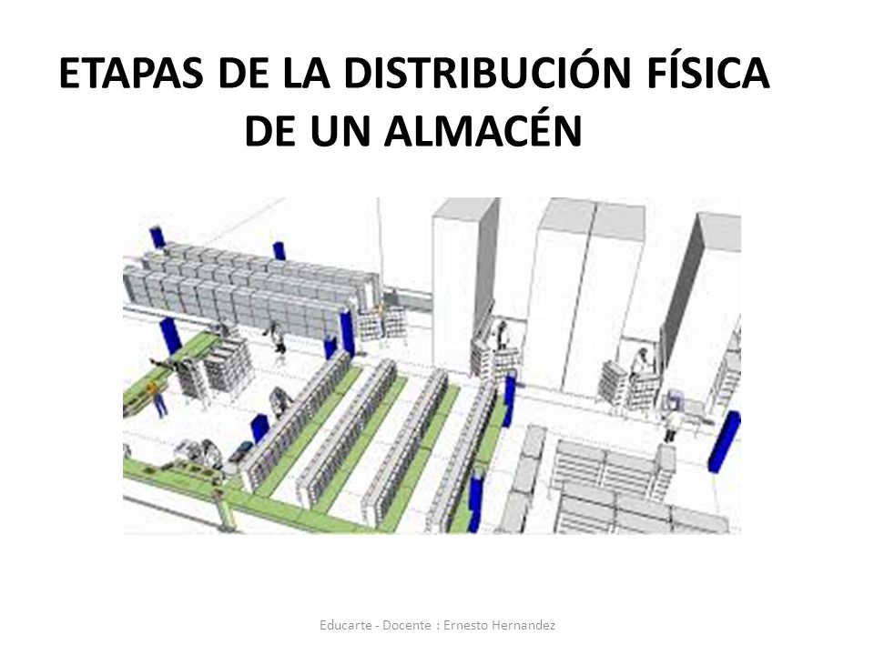 ETAPAS DE LA DISTRIBUCIÓN FÍSICA DE UN ALMACÉN