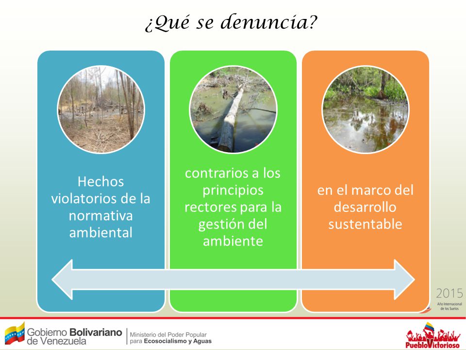 ¿Qué se denuncia Hechos violatorios de la normativa ambiental
