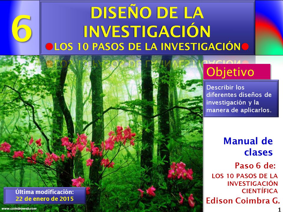 DISEÑO DE LA INVESTIGACIÓN LOS 10 PASOS DE LA INVESTIGACIÓN