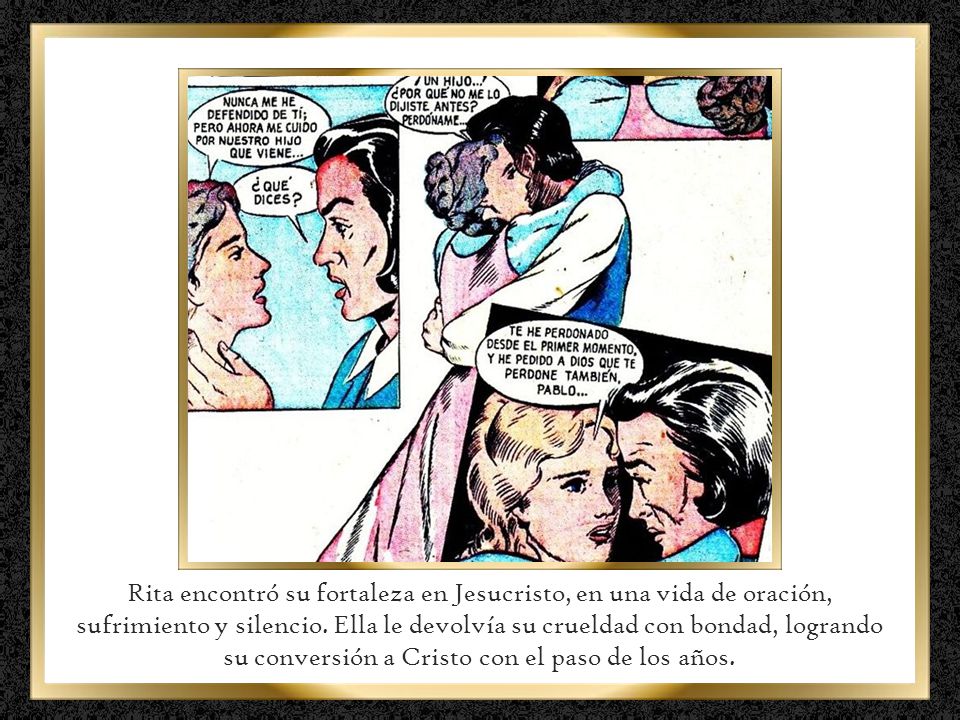Rita encontró su fortaleza en Jesucristo, en una vida de oración, sufrimiento y silencio.