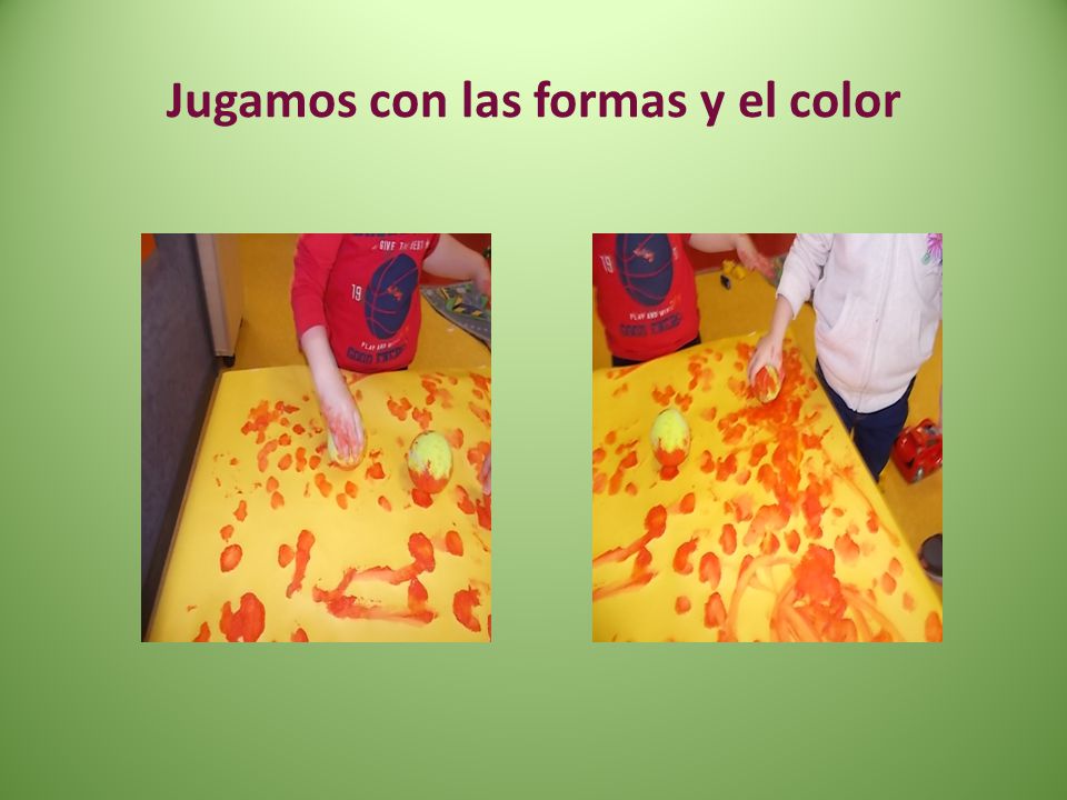 Jugamos con las formas y el color