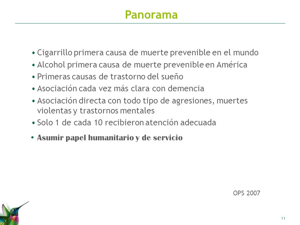 Panorama Cigarrillo primera causa de muerte prevenible en el mundo