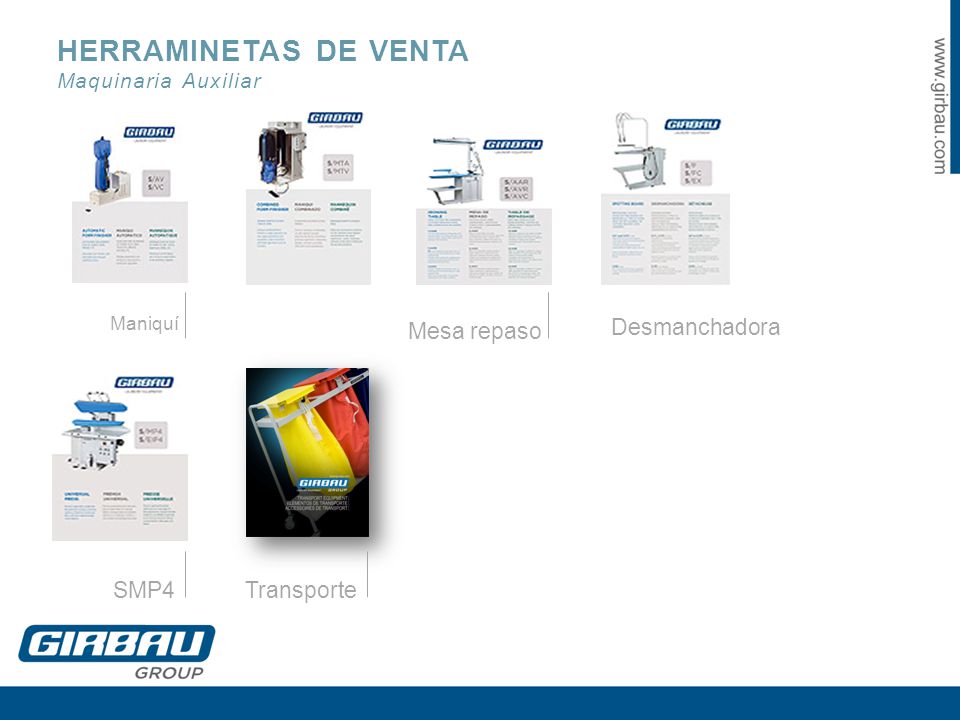 HERRAMINETAS DE VENTA Mesa repaso Desmanchadora SMP4 Transporte