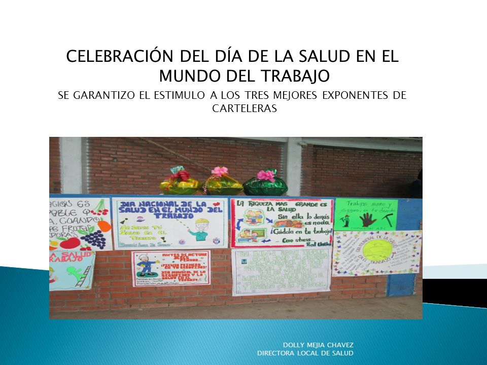 CELEBRACIÓN DEL DÍA DE LA SALUD EN EL MUNDO DEL TRABAJO