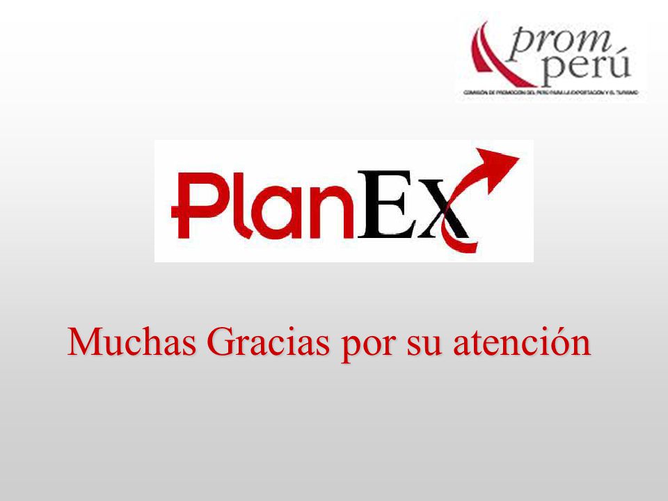 Muchas Gracias por su atención
