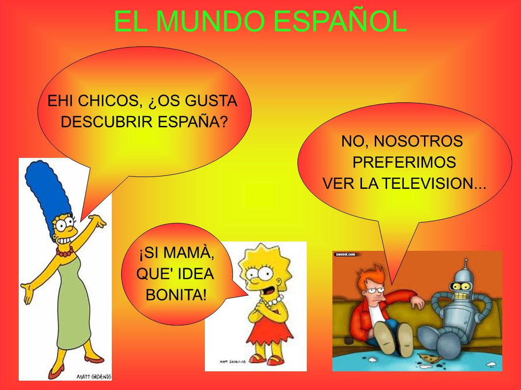 EL MUNDO ESPAÑOL EHI CHICOS, ¿OS GUSTA DESCUBRIR ESPAÑA NO, NOSOTROS