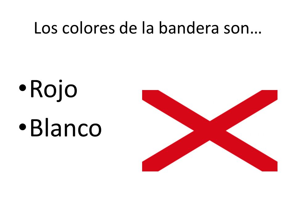 Los colores de la bandera son…