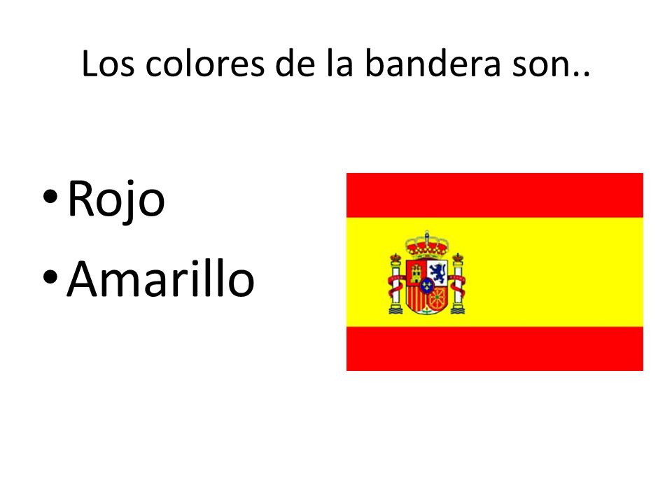 Los colores de la bandera son..
