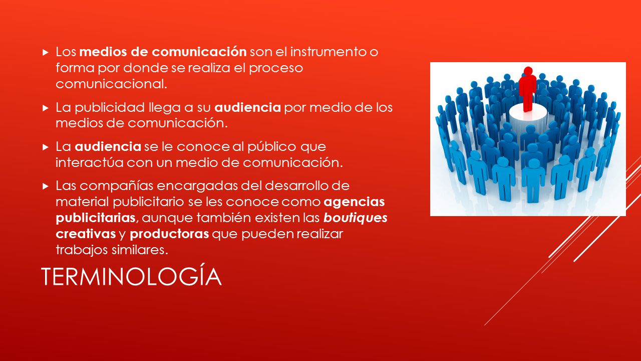 Los medios de comunicación son el instrumento o forma por donde se realiza el proceso comunicacional.