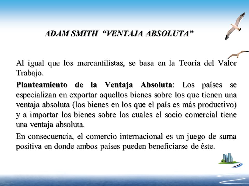 ADAM SMITH VENTAJA ABSOLUTA