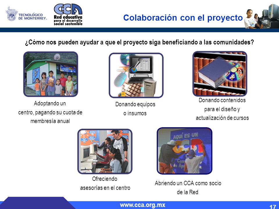 Colaboración con el proyecto