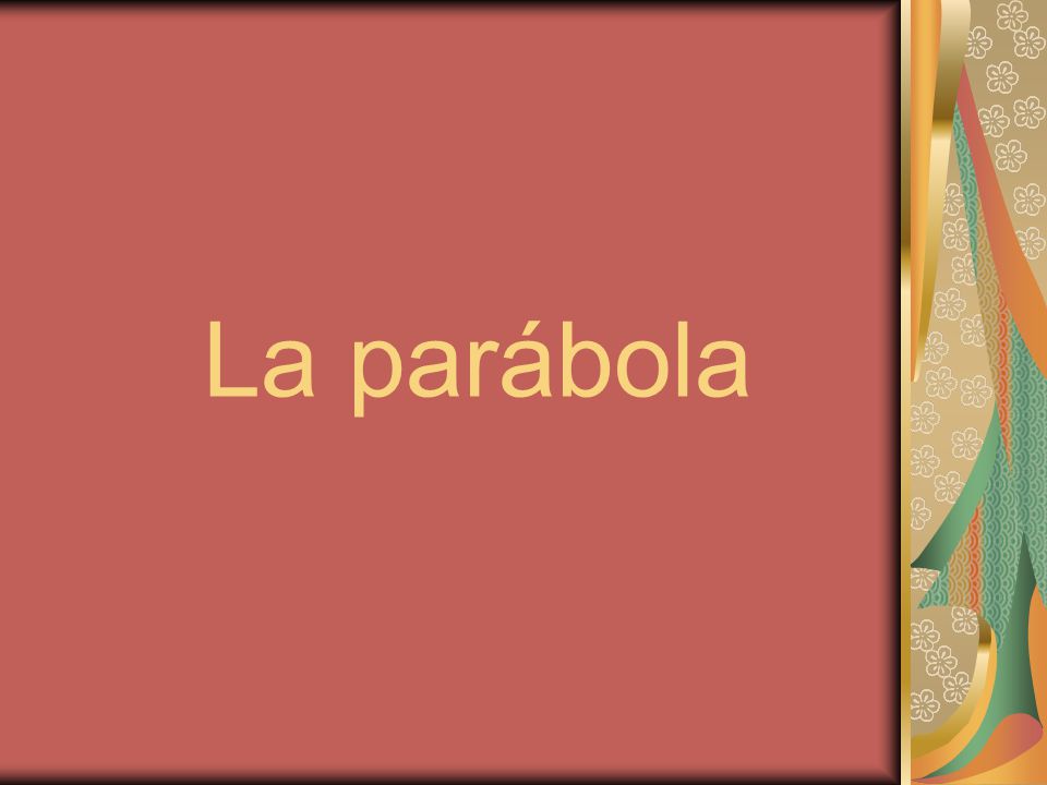 La parábola