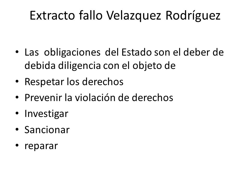 Extracto fallo Velazquez Rodríguez