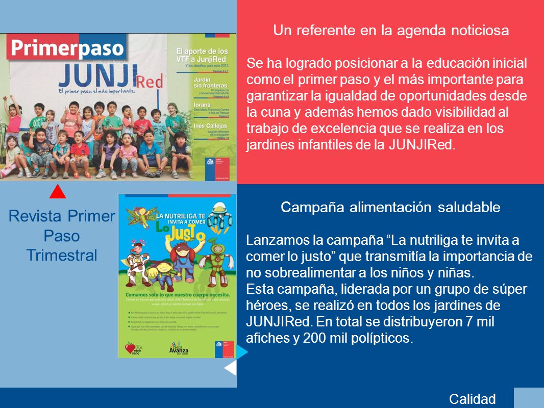 Revista Primer Paso Trimestral Un referente en la agenda noticiosa