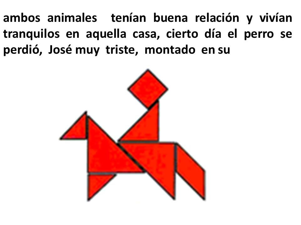 ambos animales tenían buena relación y vivían tranquilos en aquella casa, cierto día el perro se perdió, José muy triste, montado en su