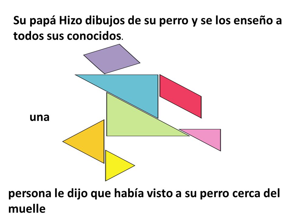 Su papá Hizo dibujos de su perro y se los enseño a todos sus conocidos.