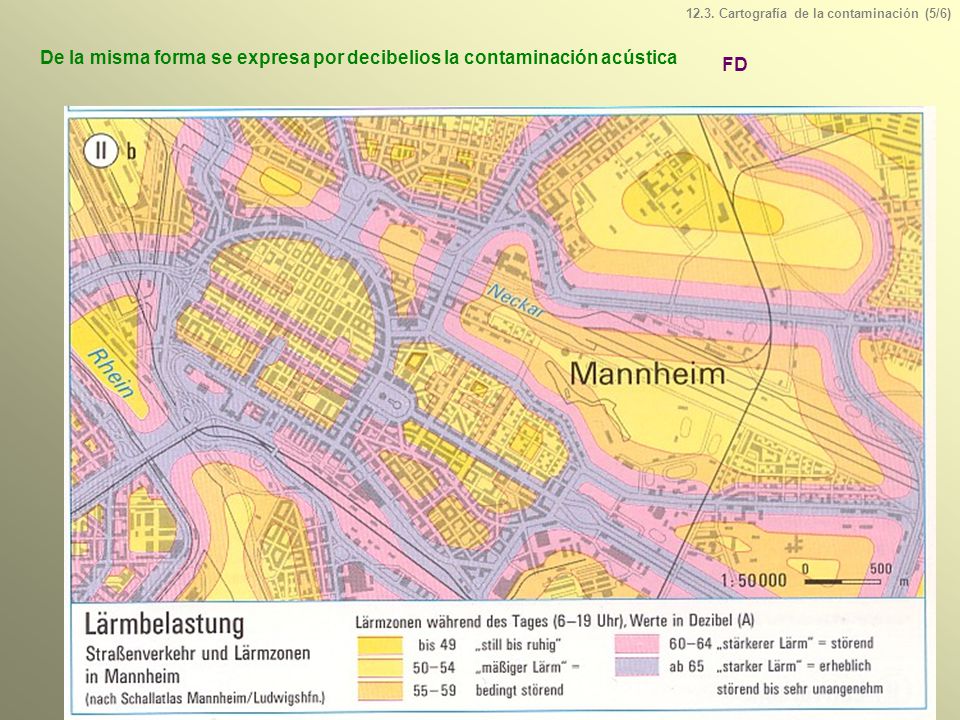 De la misma forma se expresa por decibelios la contaminación acústica