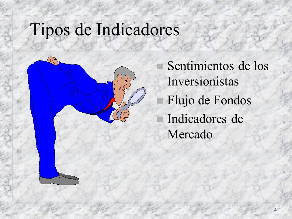 Tipos de Indicadores Sentimientos de los Inversionistas