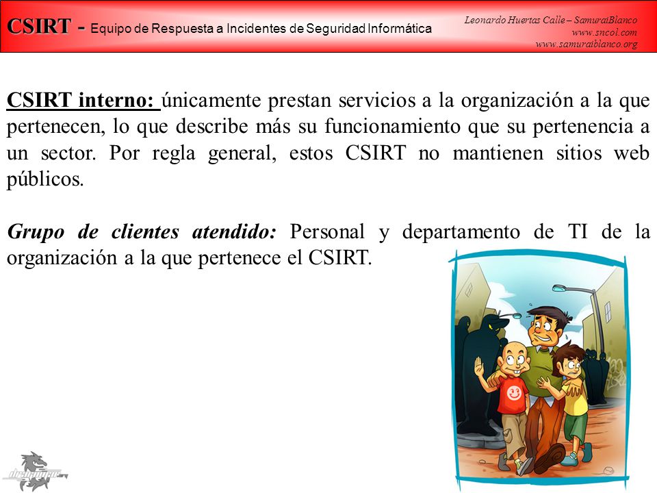 CSIRT - Equipo de Respuesta a Incidentes de Seguridad Informática