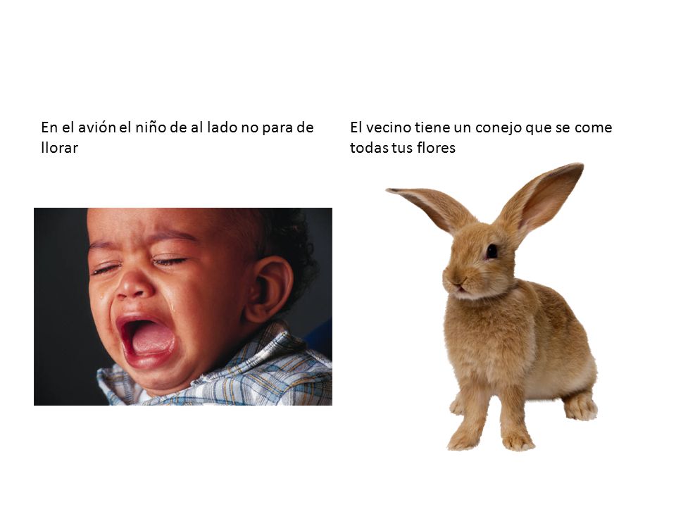 En el avión el niño de al lado no para de llorar