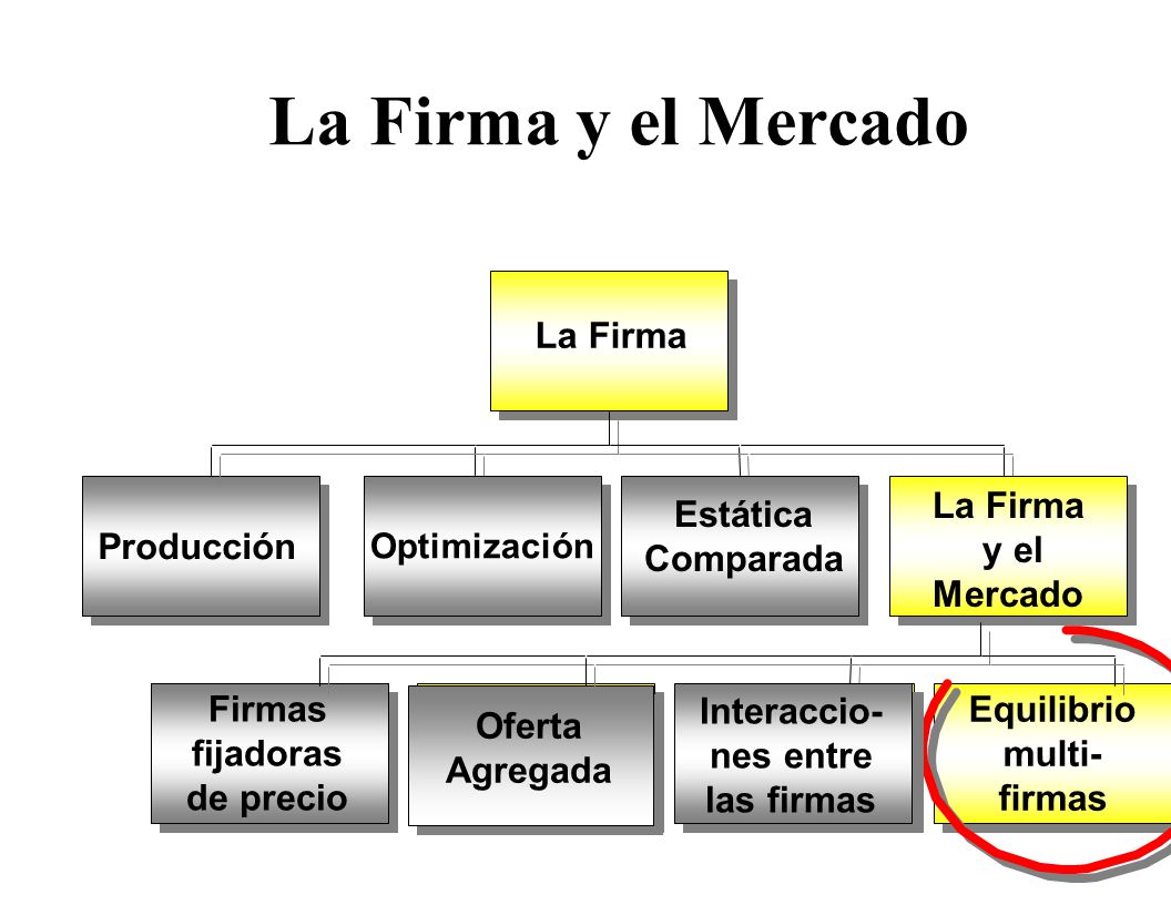 La Firma y el Mercado La Firma La Firma y el Mercado