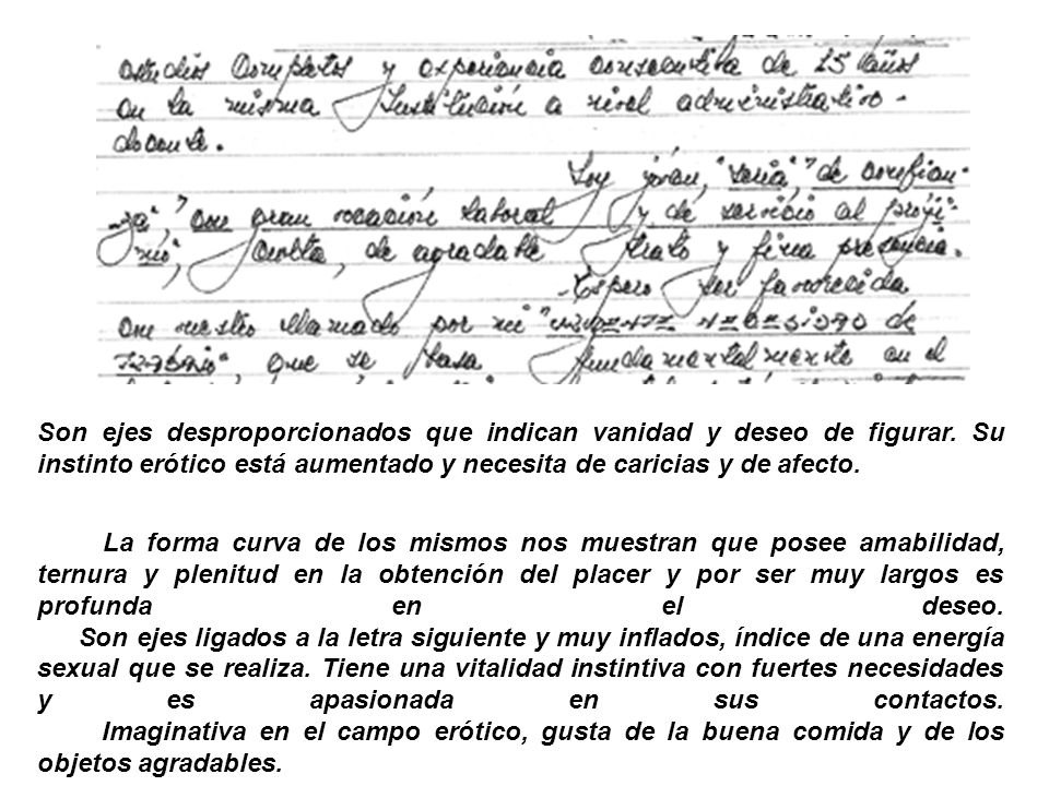 Son ejes desproporcionados que indican vanidad y deseo de figurar