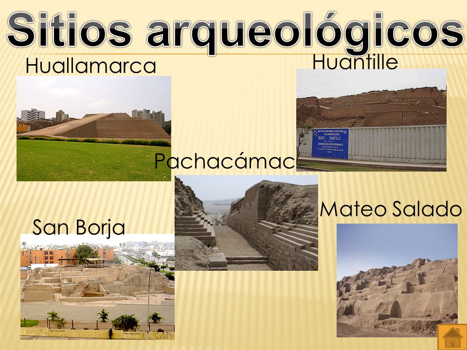 Sitios arqueológicos Huantille Huallamarca Pachacámac Mateo Salado