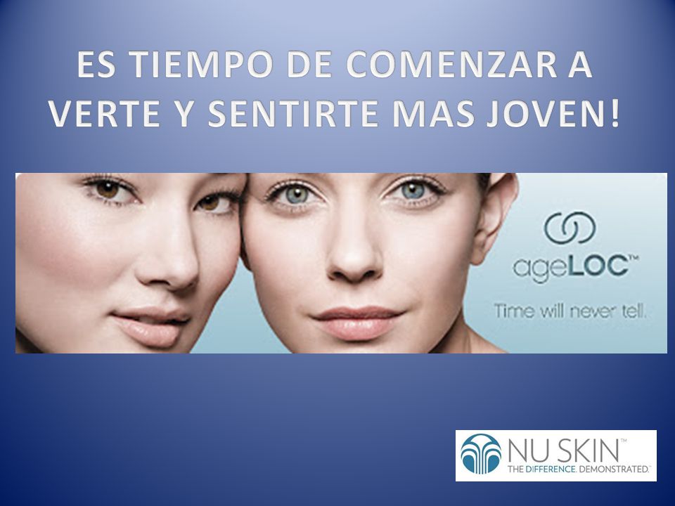 ES TIEMPO DE COMENZAR A VERTE Y SENTIRTE MAS JOVEN!