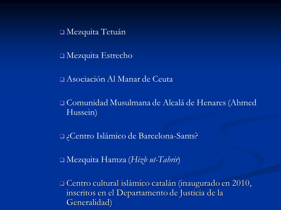 Mezquita Tetuán Mezquita Estrecho. Asociación Al Manar de Ceuta. Comunidad Musulmana de Alcalá de Henares (Ahmed Hussein)