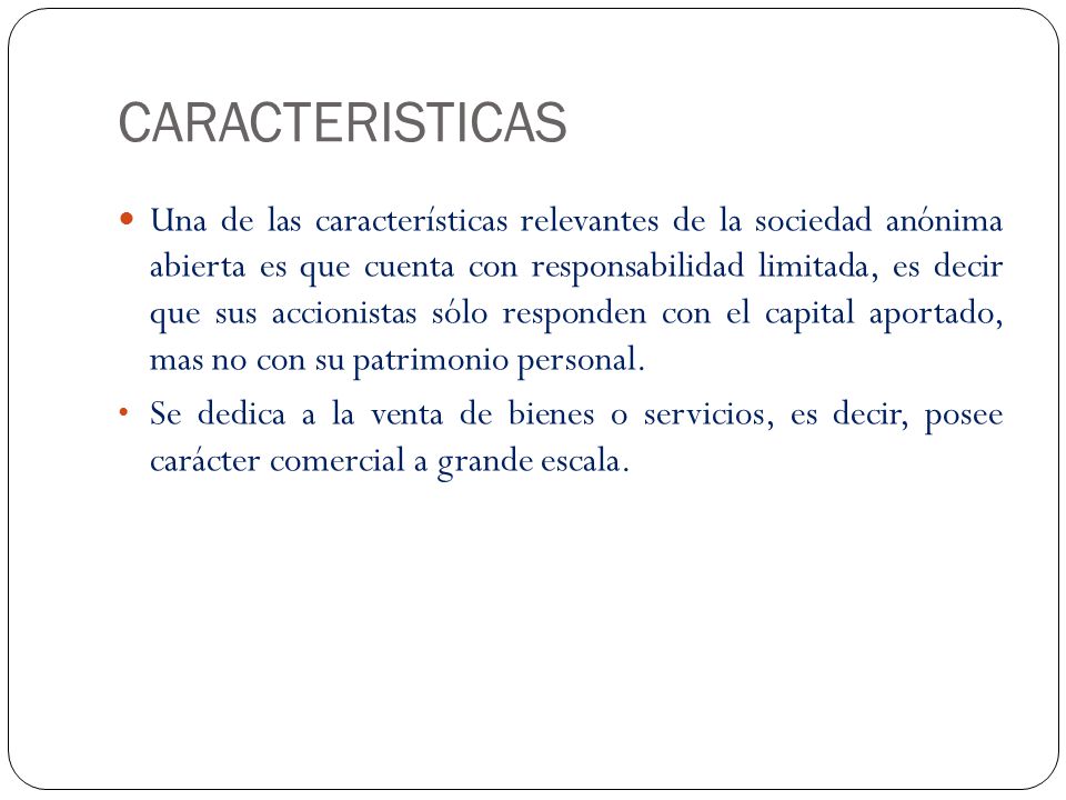 CARACTERISTICAS