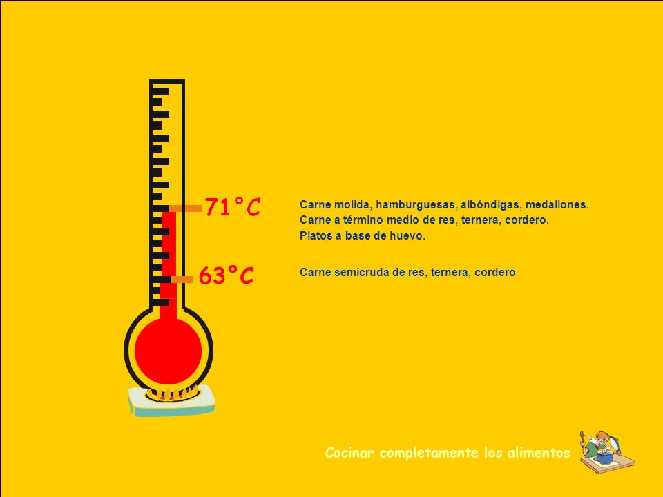 Cocinar completamente los alimentos
