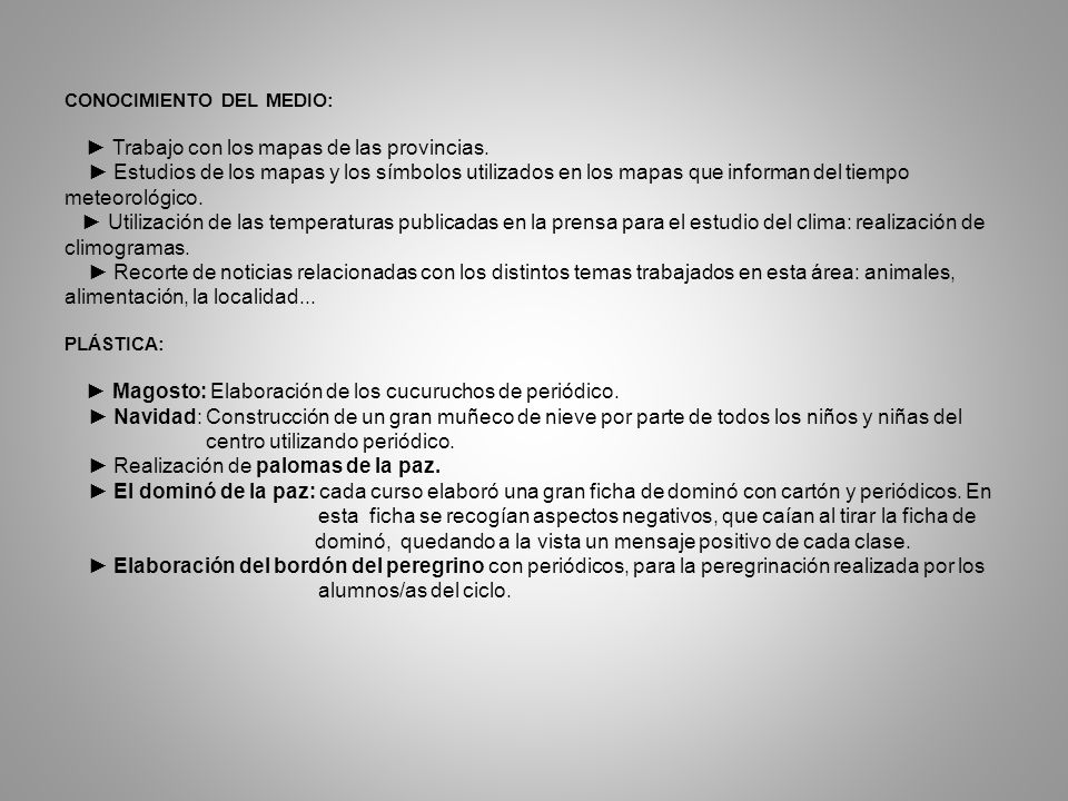 CONOCIMIENTO DEL MEDIO: ► Trabajo con los mapas de las provincias