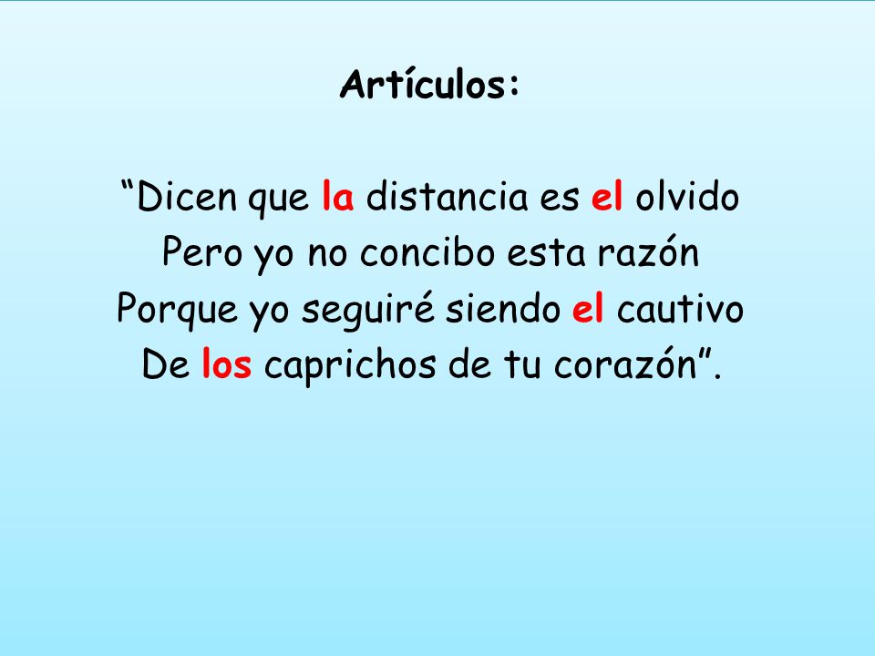 Dicen que la distancia es el olvido Pero yo no concibo esta razón